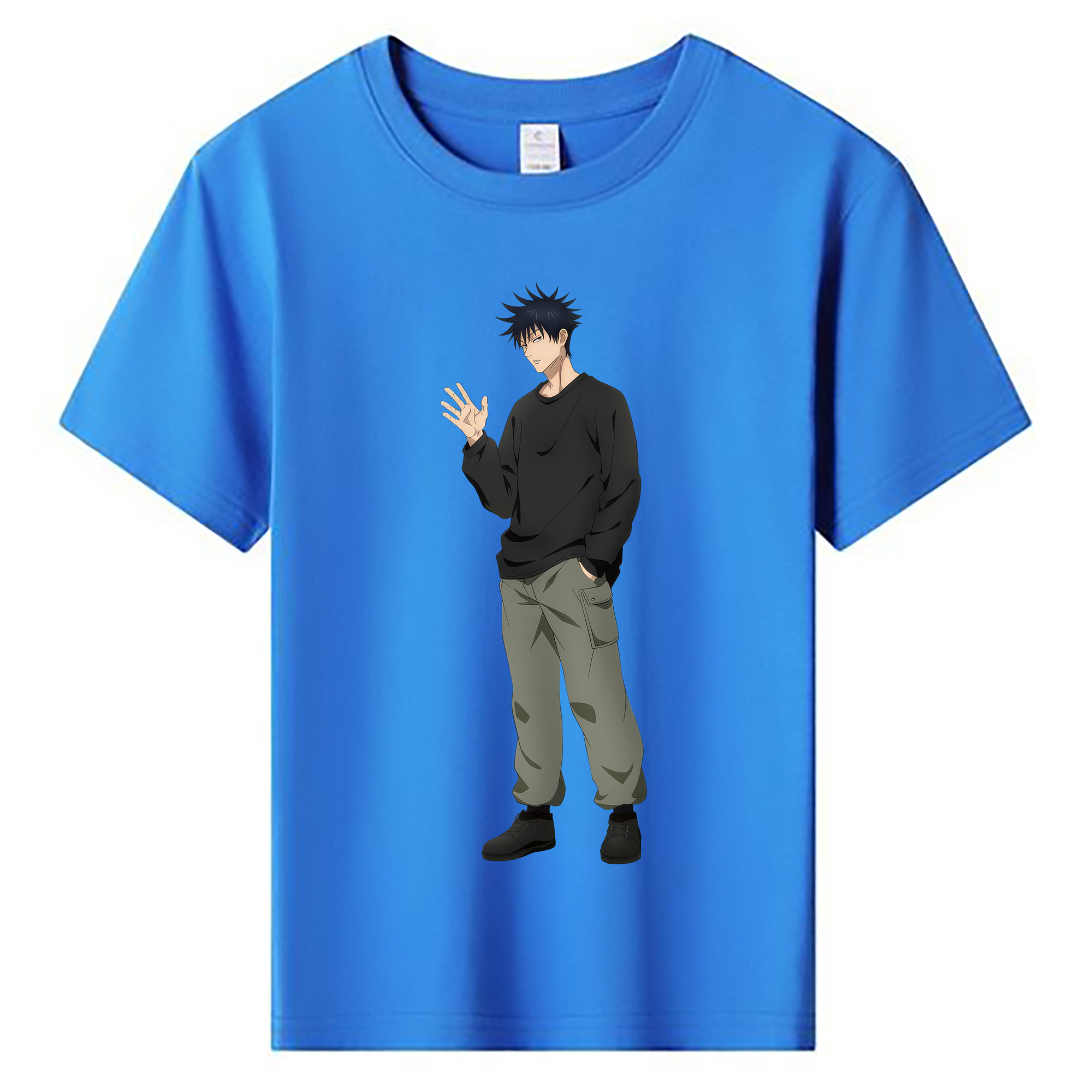 （画像用） 呪術廻戦 Jujutsu Kaisen 綿100％キッズTシャツ（フロントプリント）